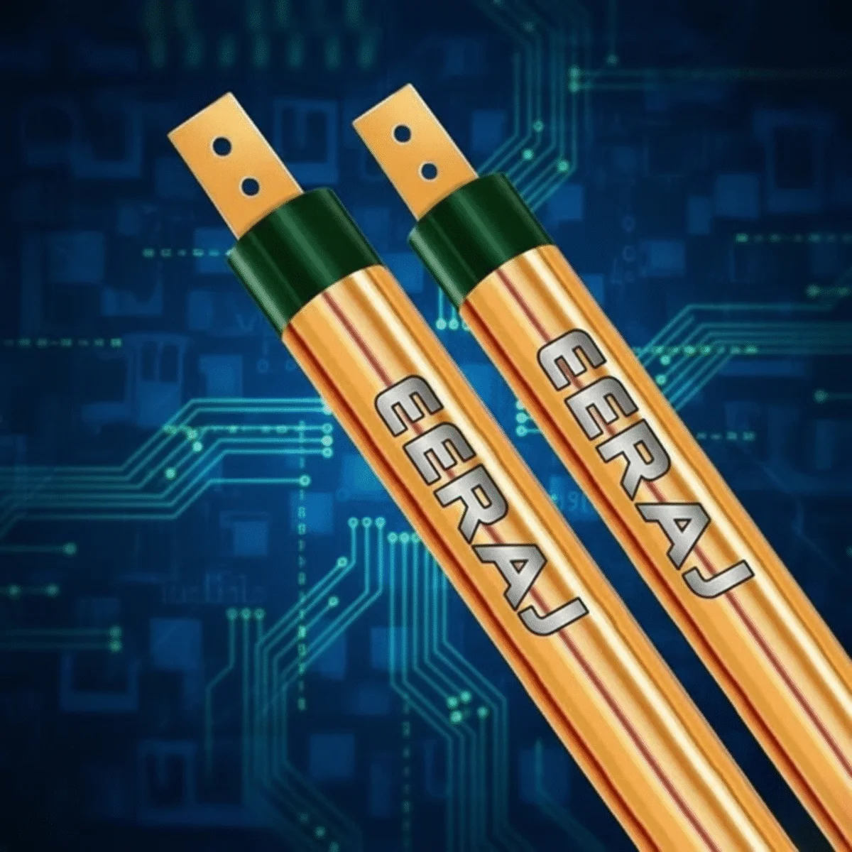 Eeraj copper terminal earthing electrodes